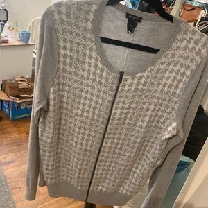 Cardigan zip sweater